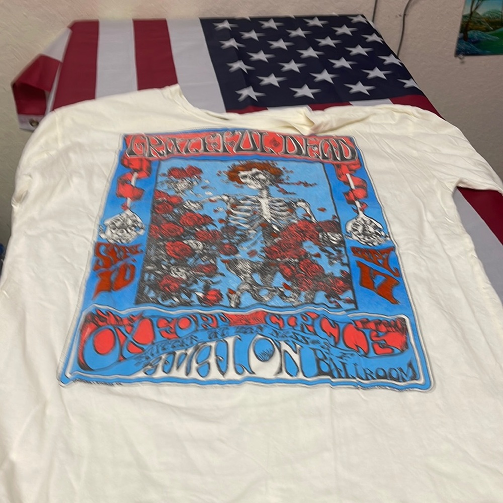 Grateful Dead whit t shirt OXFORD